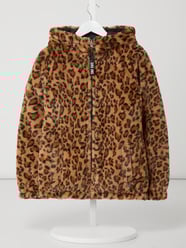Keerbaar jack van teddybont, model 'Jaysee' van CARS JEANS Grijs / zwart - 22