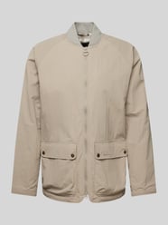 Jacke mit aufgesetzten Pattentaschen Modell 'BEAUMONT' von Barbour Grau - 33