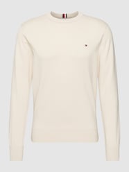 Strickpullover mit Label-Details von Tommy Hilfiger Weiß - 23