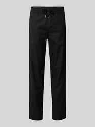 Straight Fit Leinenhose mit elastischem Bund Modell 'Barton' von Matinique - 6
