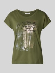 T-Shirt mit Motiv und Rundhalsausschnitt von Christian Berg Woman - 24