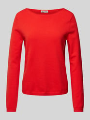 Regular Fit Pullover mit U-Boot-Ausschnitt von Marc O'Polo Rot - 39