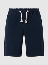 Korte broek van badstof, model 'Aacri' van DOPPI AA Blauw / turquoise - 13
