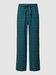 Pyjama-Hose mit Karomuster von Marc O'Polo Türkis - 8