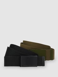 Pasek z tkaniny w zestawie 2 szt. od URBAN CLASSICS Zielony - 8
