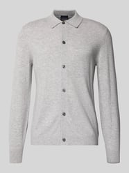 Kurtka z dzianiny z mieszanki bawełny i kaszmiru od Christian Berg Men - 44