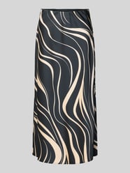 Regular fit midirok van viscosemix van s.Oliver BLACK LABEL - 35