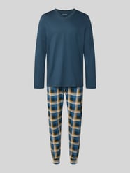 Relaxed Fit Schlafanzug aus reiner Baumwolle von SCHIESSER - 8