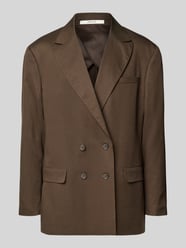 Marynarka garniturowa o kroju regular fit z czystego lyocellu od Selected Homme - 34