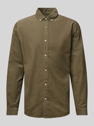 Freizeithemd mit Button-Down-Kragen von MCNEAL Grün - 36