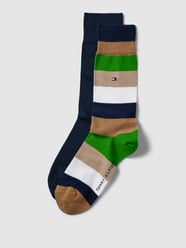 Socken mit Label-Detail im 2er-Pack Modell 'LIGHTHOUSE' von Tommy Hilfiger Grün - 22