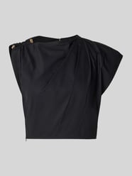 Bluzka o krótkim kroju w asymetrycznym designie model 'Dottie' od Forever New - 43