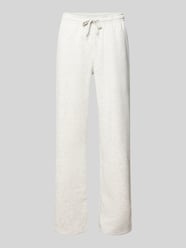 Spodnie dresowe o kroju straight fit z tunelem od Gina Tricot - 37