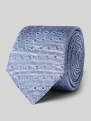 Krawatte mit Label-Detail von BOSS Blau - 14