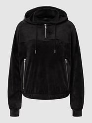 Hoodie mit Reißverschluss von Only Schwarz - 35