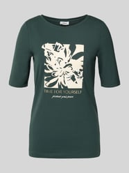 Regular fit T-shirt van katoenmix van s.Oliver RED LABEL - 4