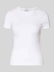 T-Shirt mit Feinripp und Rundhalsausschnitt von Jake*s Casual - 18