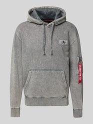 Hoodie met ritszak op de mouw van Alpha Industries - 14