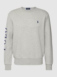 Sweatshirt met logostitching van Polo Ralph Lauren Grijs - 17