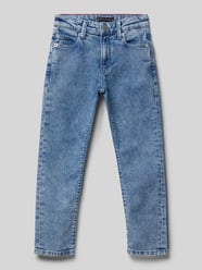 Straight Fit Jeans im 5-Pocket-Design von Tommy Hilfiger Kids Blau - 10