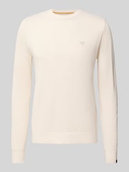 Gebreide pullover met logostitching, model 'Ricecorn' van PME Legend - 6