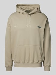 Hoodie mit Label-Print Modell 'PACS' von WOODBIRD Beige - 39