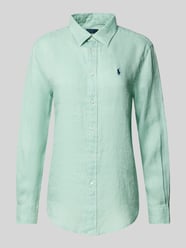 Leinenbluse mit Label-Stitching von Polo Ralph Lauren - 3