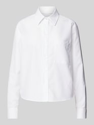 Hemdbluse mit Brusttasche Modell 'Brielle' von BOSS Weiß - 20