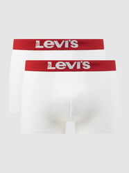Boxershort met logo in band in een set van 2 stuks  van Levi's® Wit - 39