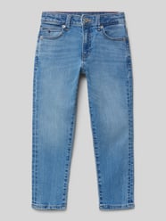 Straight Fit Jeans im 5-Pocket-Design von Tommy Hilfiger Kids Blau - 46