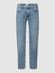 Straight Fit Jeans mit Label-Details Modell 'AUTHENTIC' von Calvin Klein Jeans Blau - 6