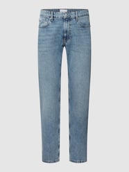 Straight Fit Jeans mit Label-Details Modell 'AUTHENTIC' von Calvin Klein Jeans Blau - 39