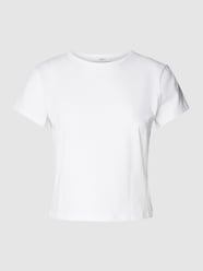 T-Shirt mit Rundhalsausschnitt von Jake*s Casual Weiß - 26