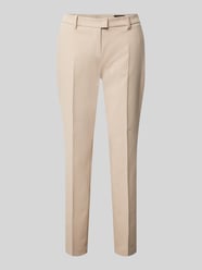 Slim Fit Stoffhose mit Bügelfalten von Windsor Beige - 18