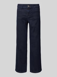 Wide Leg Jeans mit verkürztem Schnitt Modell 'TESS' von Cambio Blau - 8