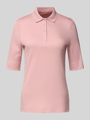 Poloshirt mit kurzer Knopfleiste von Christian Berg Woman Pink - 5