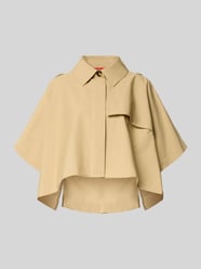 Ponczo Oversized z czystej Bawełny Model 'EUFORICO' od MAX&Co. - 1