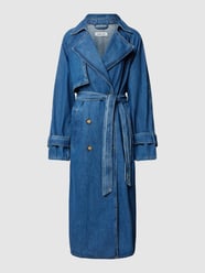 Jeanstrenchcoat mit Bindegürtel Modell 'Belen' von EDITED Blau - 29