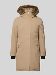 parka o kroju regular fit z obszyciem sztucznym futrem model 'ERNA' od Didriksons - 1