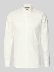 Slim Fit Business-Hemd mit verdeckter Knopfleiste von ETERNA - 13