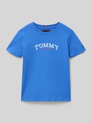 t-shirt o kroju regular fit z czystej bawełny od Tommy Hilfiger Teens - 12