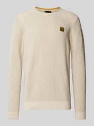 Strickpullover mit Label-Detail von PME Legend Beige - 41