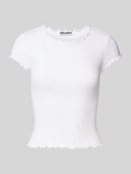 T-Shirt mit Muschelsaum von Review - 48