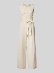 Jumpsuit mit rückseitigem Schlüsselloch-Ausschnitt von Vila Beige - 32