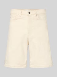 regular fit korte jeans van katoenmix model 'ALEX' van Selected Homme Beige - 32