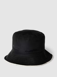 Czapka typu bucket hat z podszewką ze sztucznego kożuszka od Marc O'Polo Czarny - 23