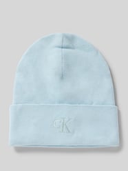 Czapka beanie z wyhaftowanym logo od Calvin Klein Jeans - 25