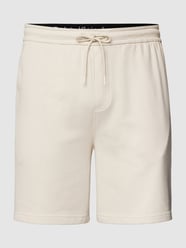 PLUS SIZE Sweatshorts mit Galonstreifen von Calvin Klein Jeans Plus Weiß - 32