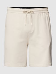 PLUS SIZE Sweatshorts mit Galonstreifen von Calvin Klein Jeans Plus Beige - 15