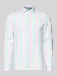 Slim Fit Leinenhemd mit Kentkragen von Seidensticker - 23